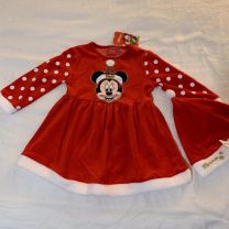 Božična obleka Minnie Disney kapica GRATIS