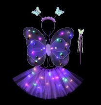 Kostum METULJ z led lučkami 